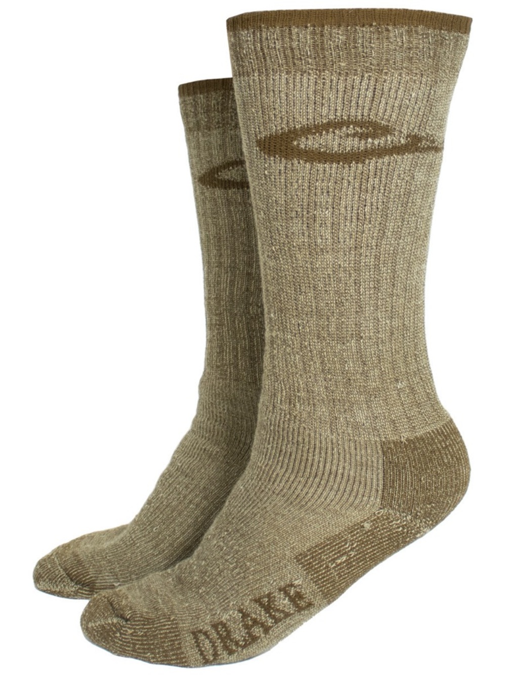 DRAKE WATERFOWL MERINO WOOL BOOT SOCKS, 2 pair